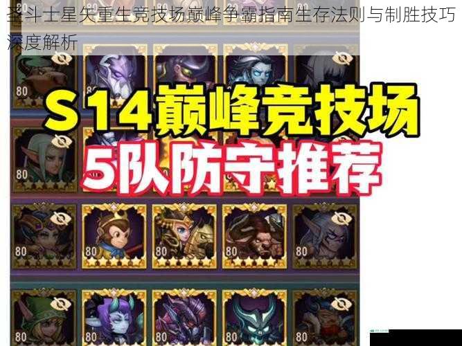 圣斗士星矢重生竞技场巅峰争霸指南生存法则与制胜技巧深度解析