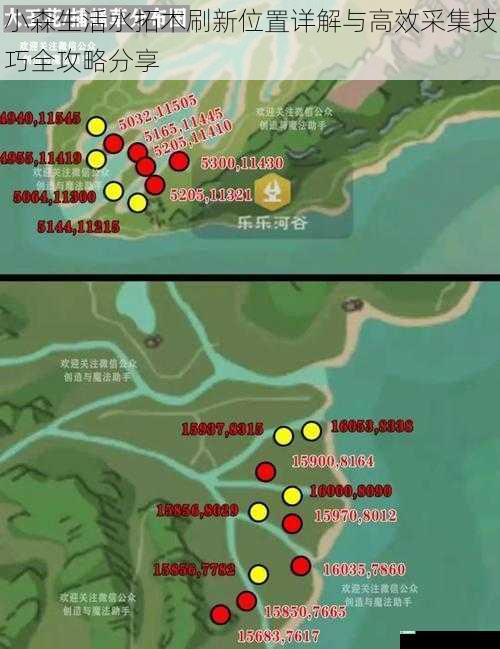 小森生活水拓木刷新位置详解与高效采集技巧全攻略分享