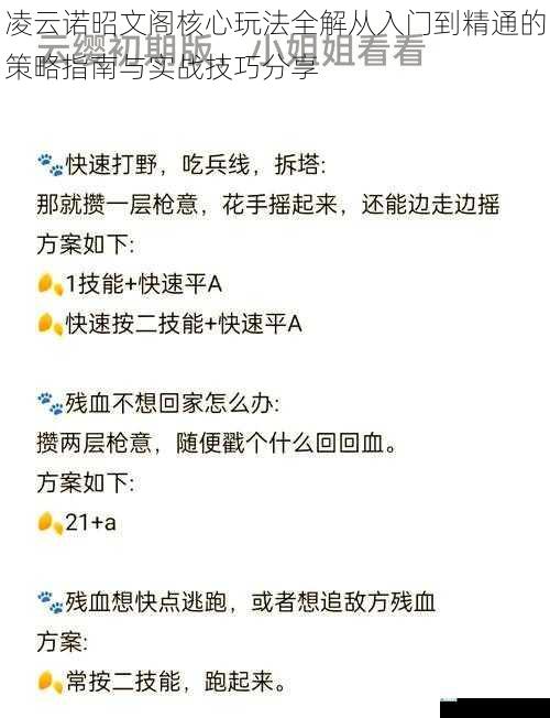 凌云诺昭文阁核心玩法全解从入门到精通的策略指南与实战技巧分享