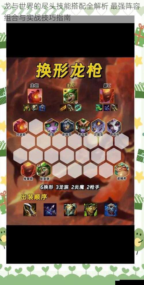 龙与世界的尽头技能搭配全解析 最强阵容组合与实战技巧指南