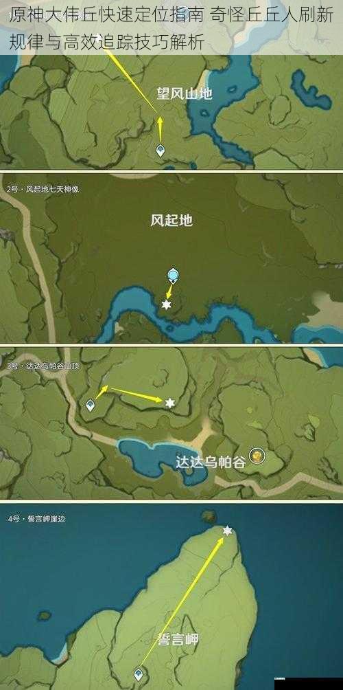 原神大伟丘快速定位指南 奇怪丘丘人刷新规律与高效追踪技巧解析