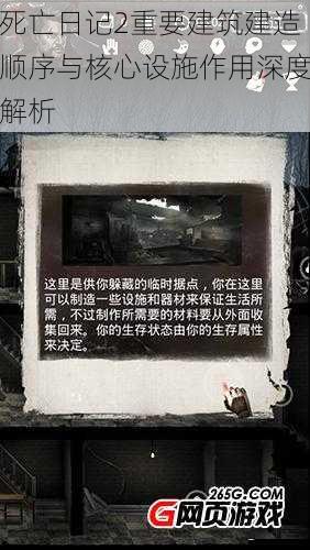 死亡日记2重要建筑建造顺序与核心设施作用深度解析