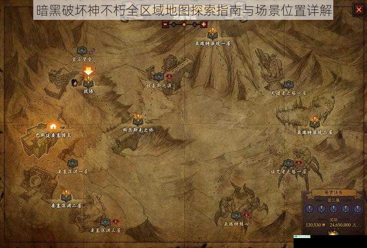 暗黑破坏神不朽全区域地图探索指南与场景位置详解