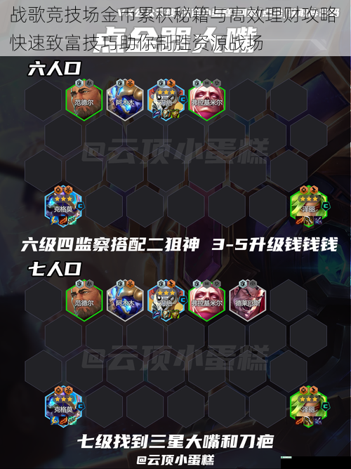 战歌竞技场金币累积秘籍与高效理财攻略 快速致富技巧助你制胜资源战场
