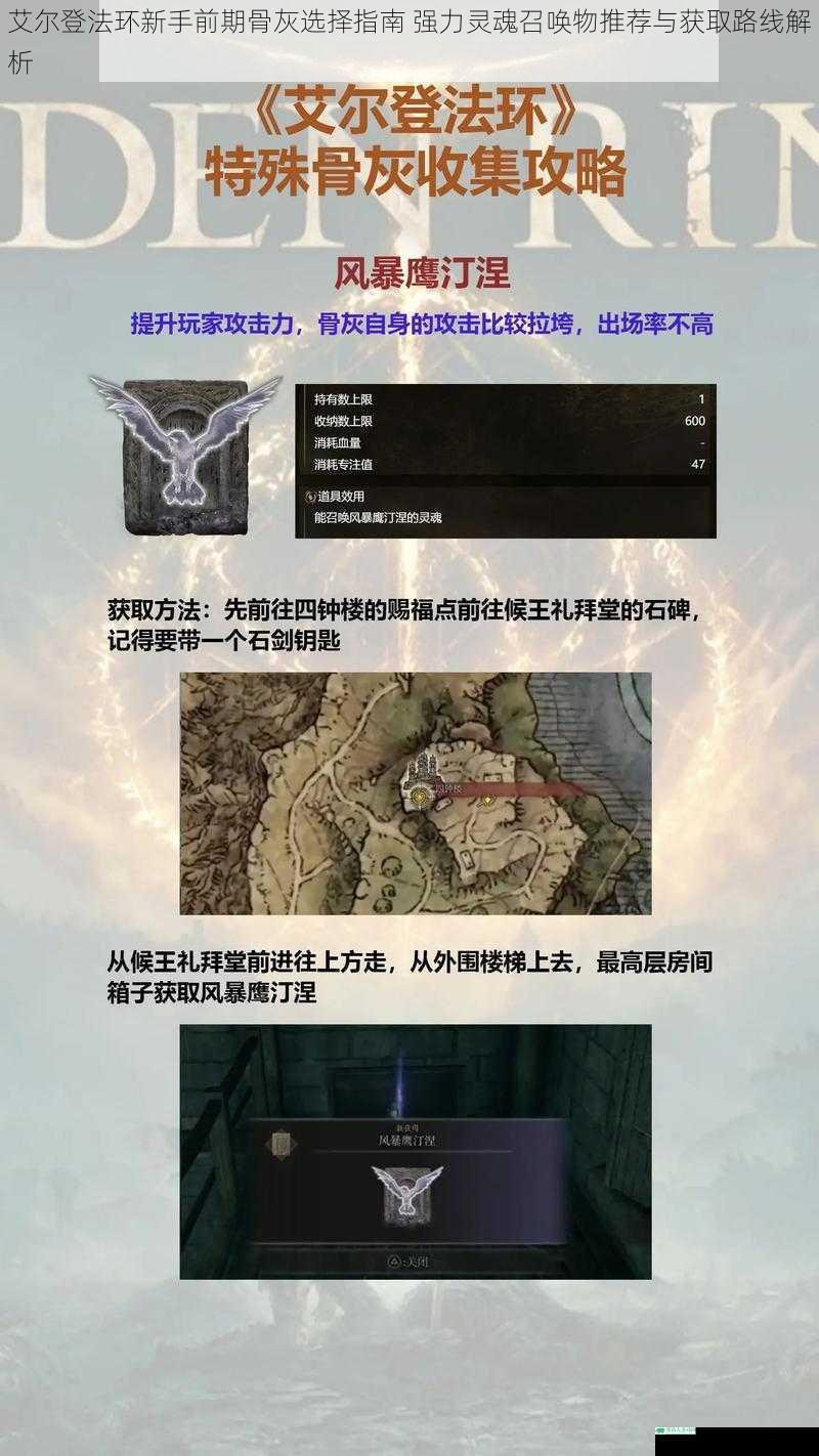 艾尔登法环新手前期骨灰选择指南 强力灵魂召唤物推荐与获取路线解析