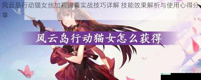 风云岛行动猫女丝加莉锦囊实战技巧详解 技能效果解析与使用心得分享