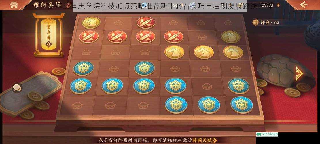 少年三国志学院科技加点策略推荐新手必看技巧与后期发展路线详解