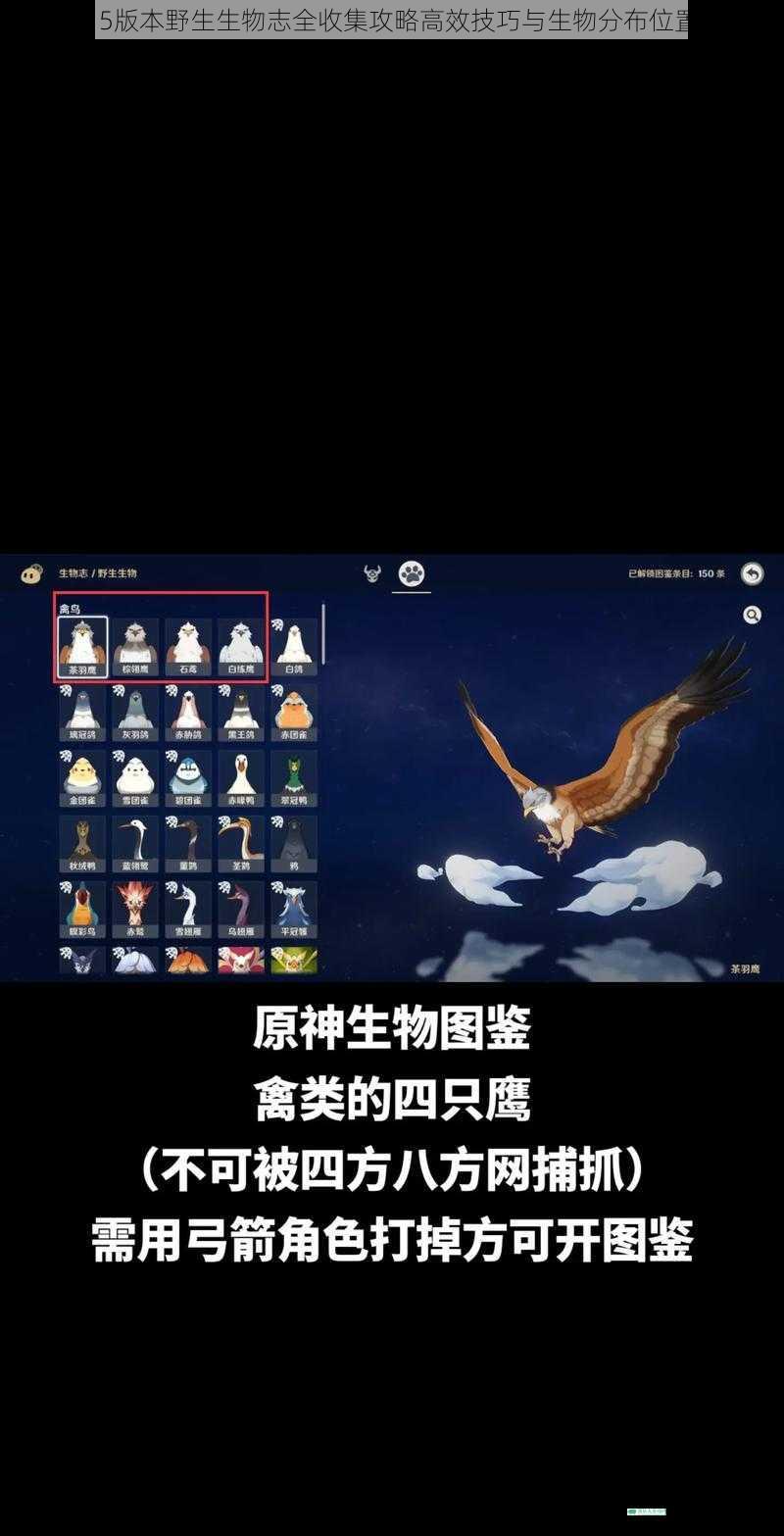 原神15版本野生生物志全收集攻略高效技巧与生物分布位置详解