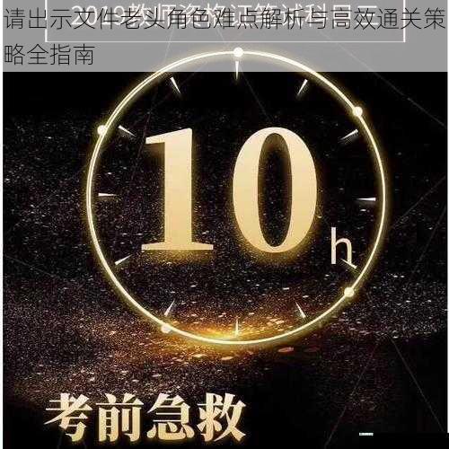 请出示文件老头角色难点解析与高效通关策略全指南