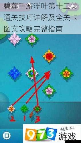 碧莲手游浮叶第十二关通关技巧详解及全关卡图文攻略完整指南