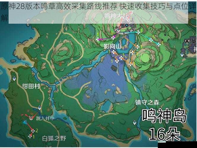 原神28版本鸣草高效采集路线推荐 快速收集技巧与点位详解