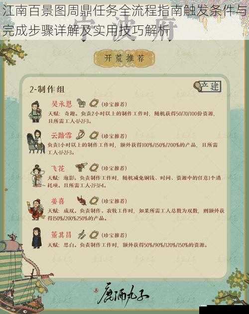 江南百景图周鼎任务全流程指南触发条件与完成步骤详解及实用技巧解析