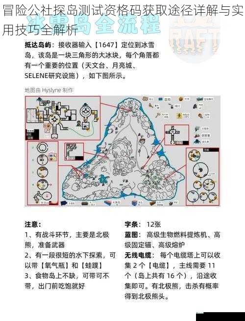 冒险公社探岛测试资格码获取途径详解与实用技巧全解析