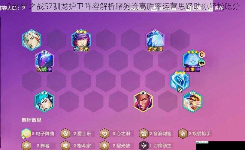 金铲铲之战S7驯龙护卫阵容解析赌狗流高胜率运营思路助你轻松吃分