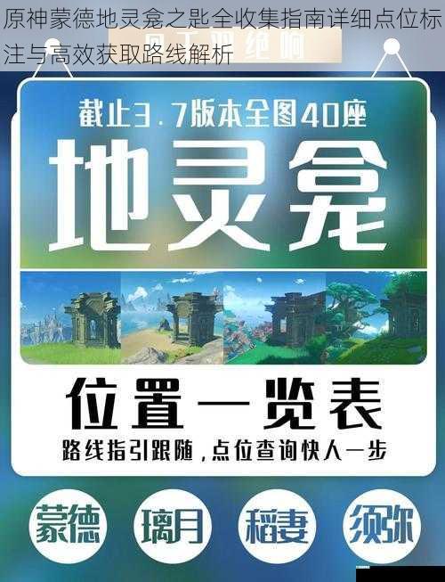 原神蒙德地灵龛之匙全收集指南详细点位标注与高效获取路线解析