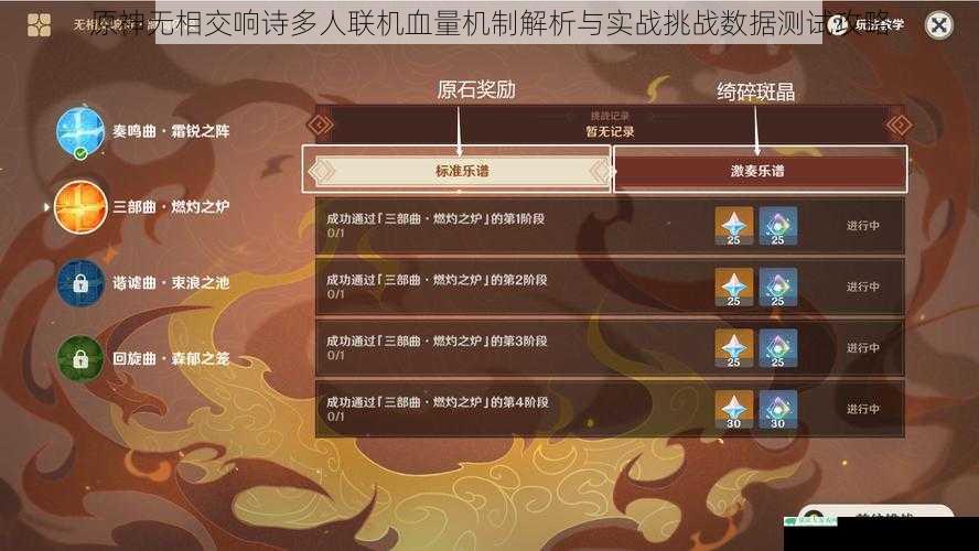原神无相交响诗多人联机血量机制解析与实战挑战数据测试攻略