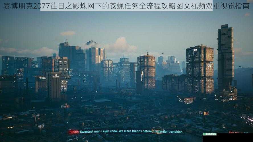 赛博朋克2077往日之影蛛网下的苍蝇任务全流程攻略图文视频双重视觉指南