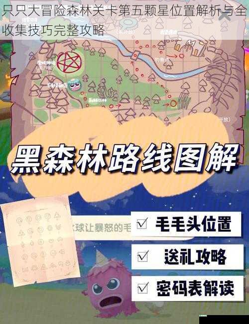 只只大冒险森林关卡第五颗星位置解析与全收集技巧完整攻略