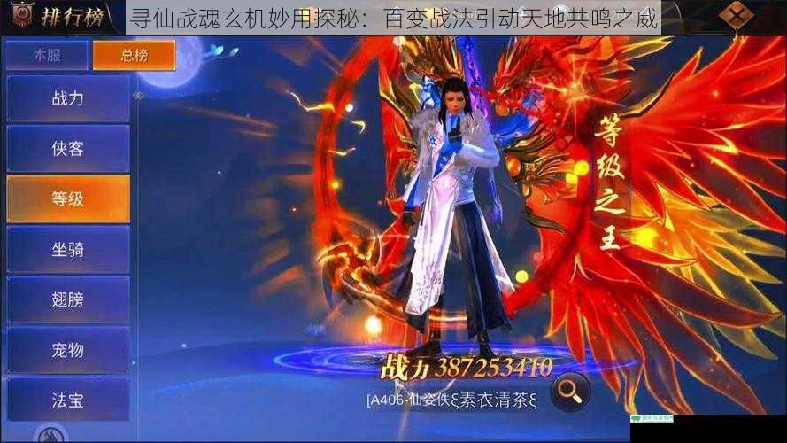 寻仙战魂玄机妙用探秘：百变战法引动天地共鸣之威