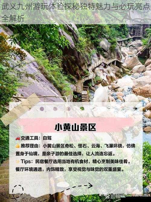 武义九州游玩体验探秘独特魅力与必玩亮点全解析